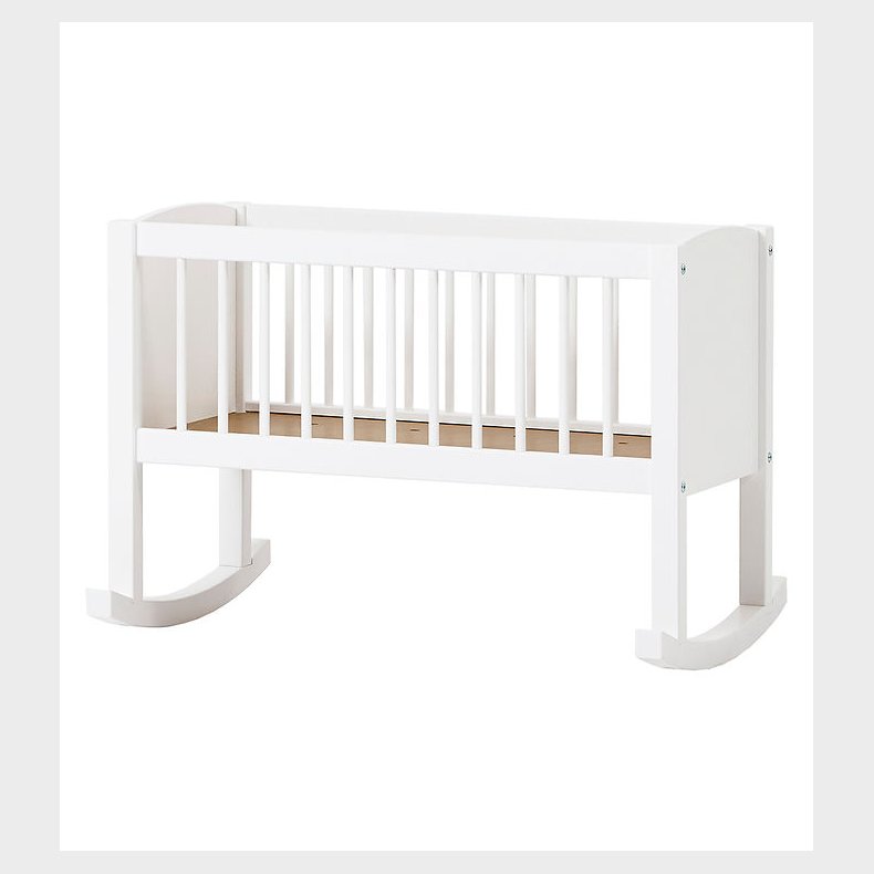 Hoppekids Vugge - 86x47x62 cm - Hvid