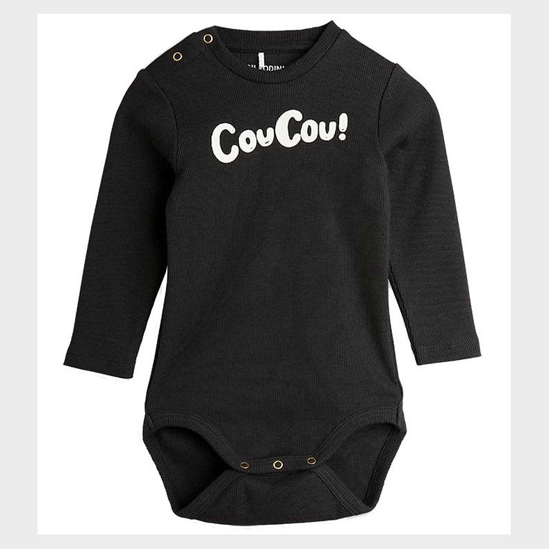 Mini Rodini Body l/ - Rib - Coucou - Sort