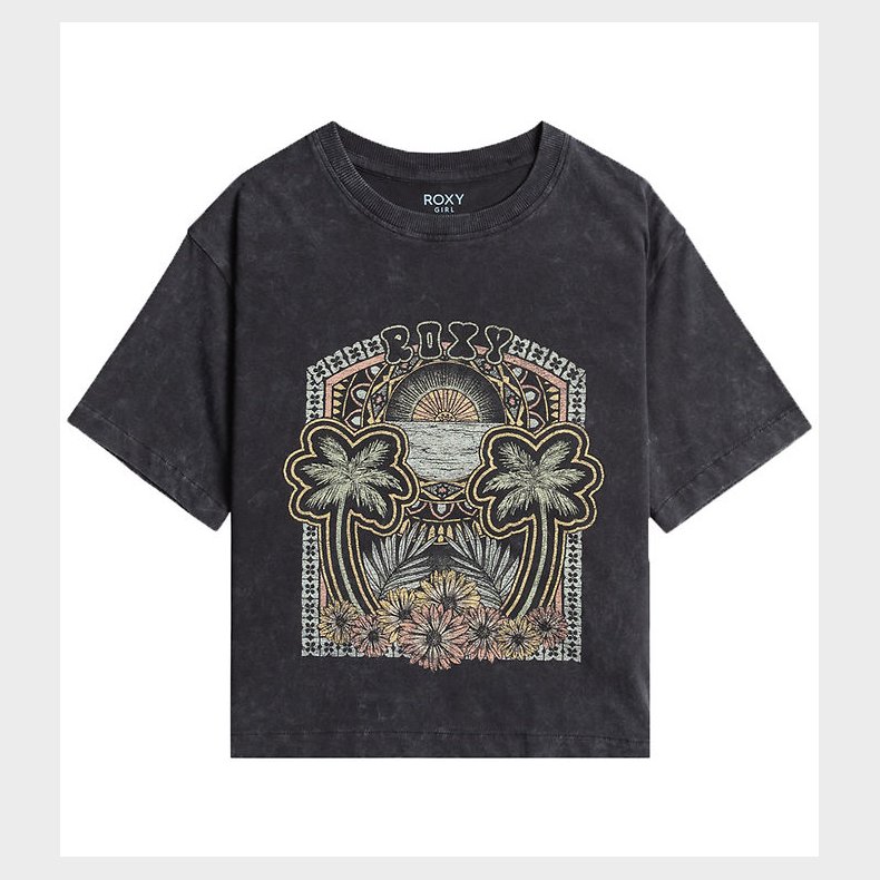 Roxy T-Shirt - Sun For All Seasons - A - Phantom m. Print