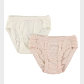 Petit Bateau Trusser - 2-pak - Hvid/Rosa