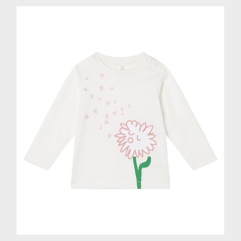 Stella McCartney Kids Bluse - Ivory m. Blomst