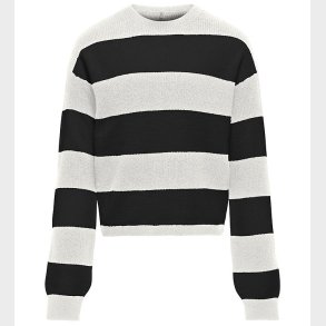 Kids Only Bluse - Strik - KogFranca - Noos - Cloud Dancer/Wide S