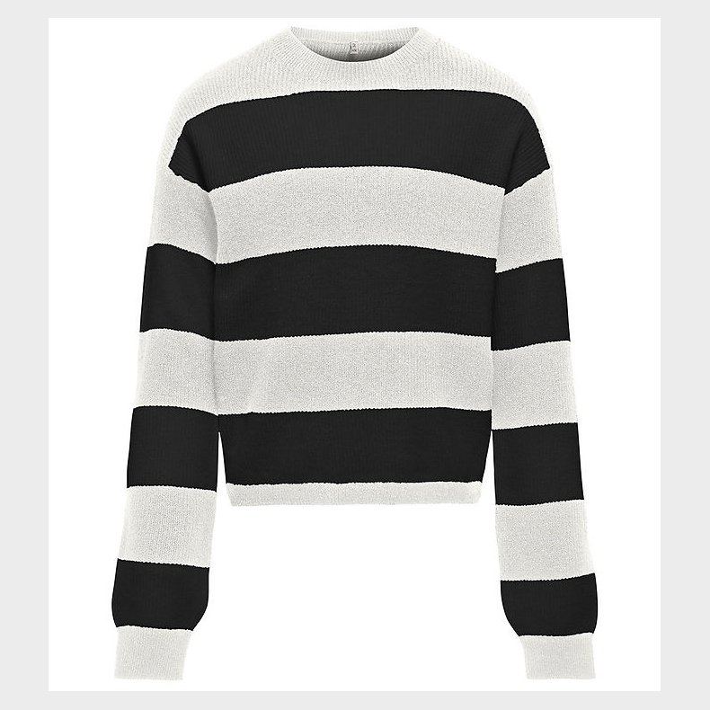 Kids Only Bluse - Strik - KogFranca - Noos - Cloud Dancer/Wide S