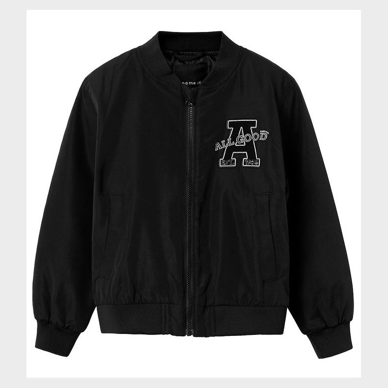 Name It Bomberjakke - NknMain - Sort m. A
