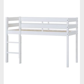 Hoppekids Seng - Halvhj - ECO Comfort - 116x76x114 cm - Hvid