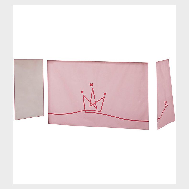 Hoppekids Forhng Til Halvhj Seng - 70x160 cm - Princess