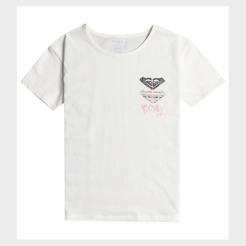 Roxy T-shirt - Day And Night - A - Egret m.