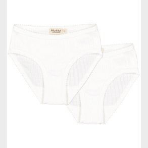 MarMar Underbukser - 2-pak - Rib - Gentle White