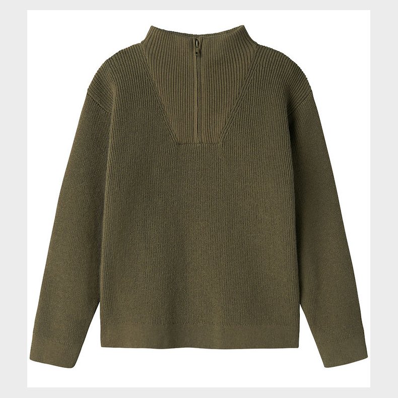 Name It Bluse - Strik - Noos - NkmNesolle - Tea Leaf