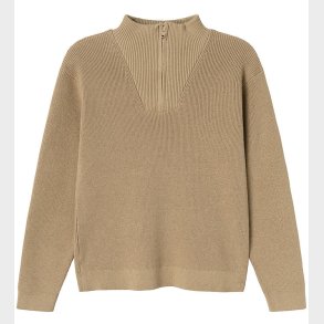 Name It Bluse - Strik - Noos - NkmNesolle - Weathered Teak