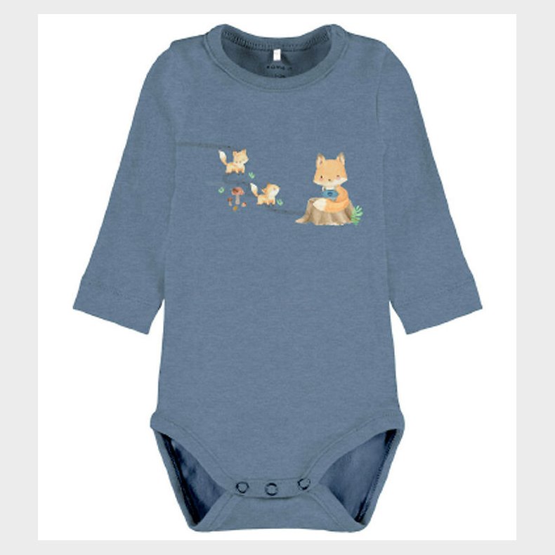 Name It Body L/ - NbmLoxy - Coronet Blue/Melange