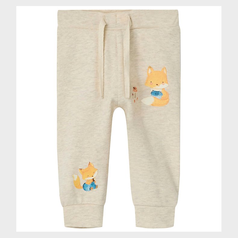 Name It Bukser - NbmLoxy - Beigemeleret m. Rv