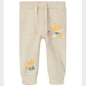 Name It Bukser - NbmLoxy - Beigemeleret m. Rv