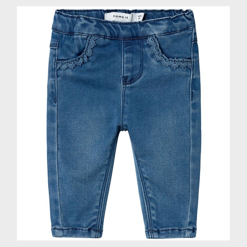 Name It Leggings - NbfSalli - Medium Blue Denim