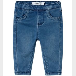 Name It Leggings - NbfSalli - Medium Blue Denim