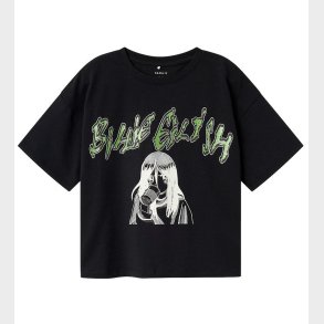 Name It T-shirt - NkfJaxana Billie Eilish - Sort