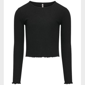 Kids Only Bluse - Rib - KogNella - Noos - Sort