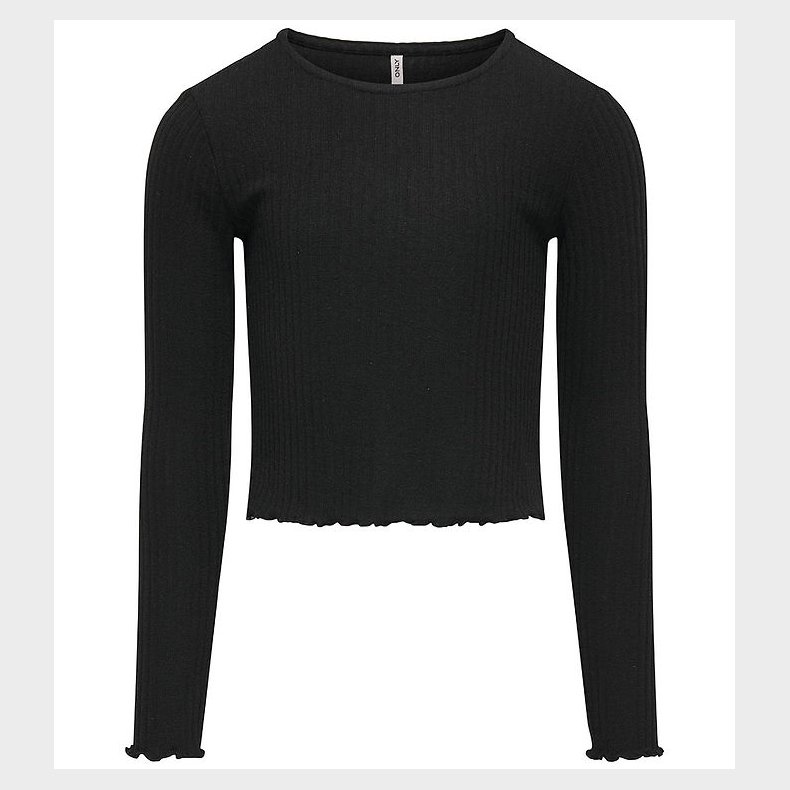Kids Only Bluse - Rib - KogNella - Noos - Sort