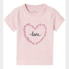 Name It T-shirt - NbfVubie - Parfait Pink m. Jordbr
