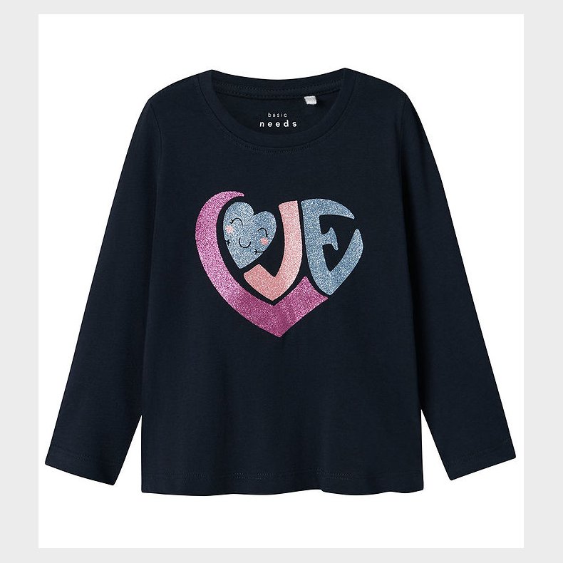 Name it Bluse - Nmfiolet - Dark Sapphire/Love