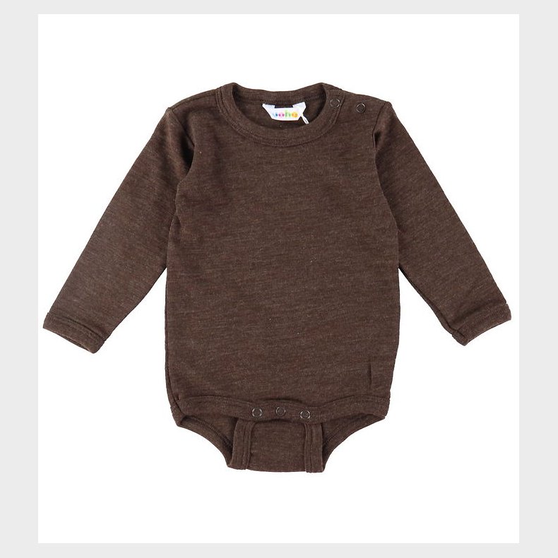 Joha Body l/ - Uld - Mrkebrun