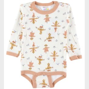 Joha Body l/ - Uld/Bambus - Off White