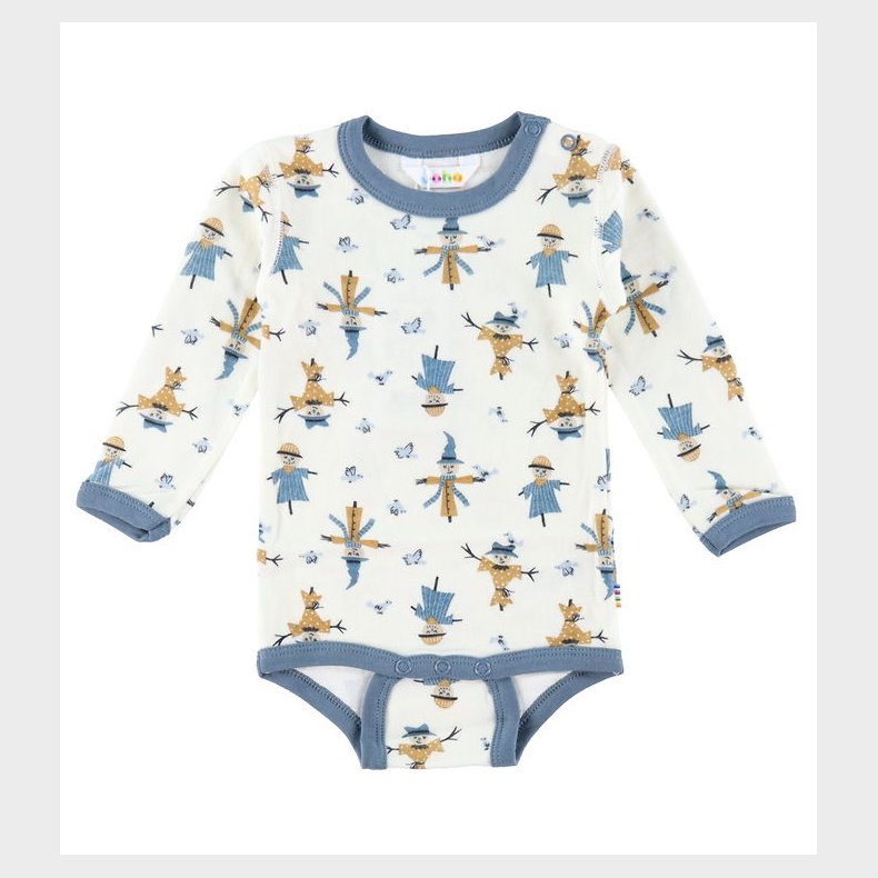 Joha Body l/ - Uld/Bambus - Off White