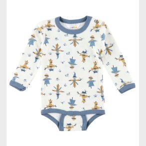 Joha Body l/ - Uld/Bambus - Off White