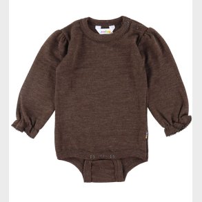 Joha Body l/ - Uld - Mrkebrun