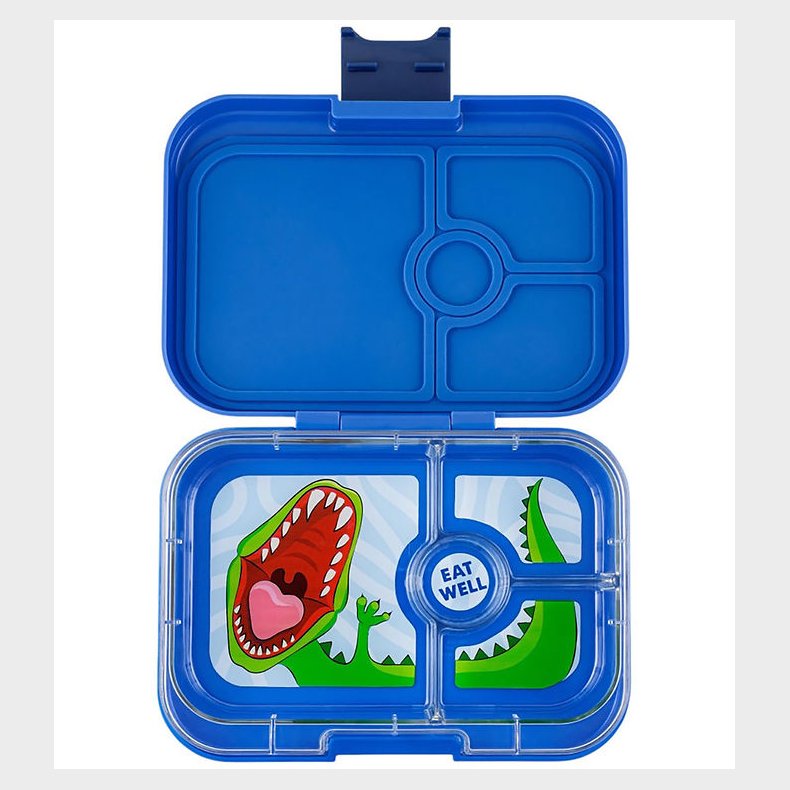 Yumbox Madkasse m. 4 Rum - Bento Panino - Surf Blue - Dino