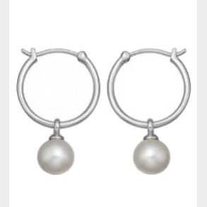 MillaVanilla reringe - Perle Hoops - Slv