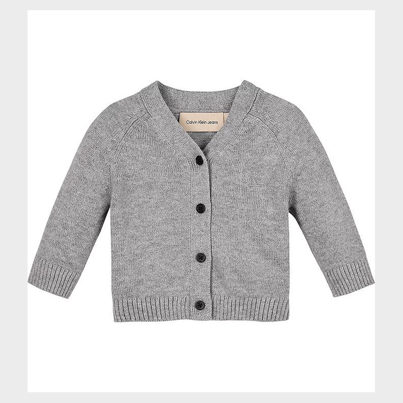 Calvin Klein Cardigan - Strik - Grey Heather