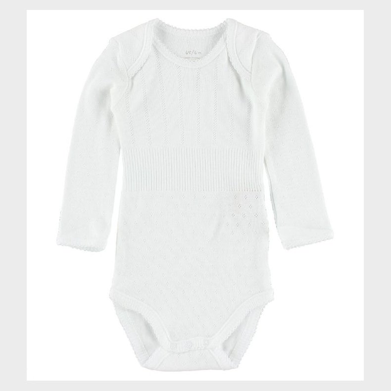 Noa Noa miniature Body - L/ - Hvid m. Hulmnster