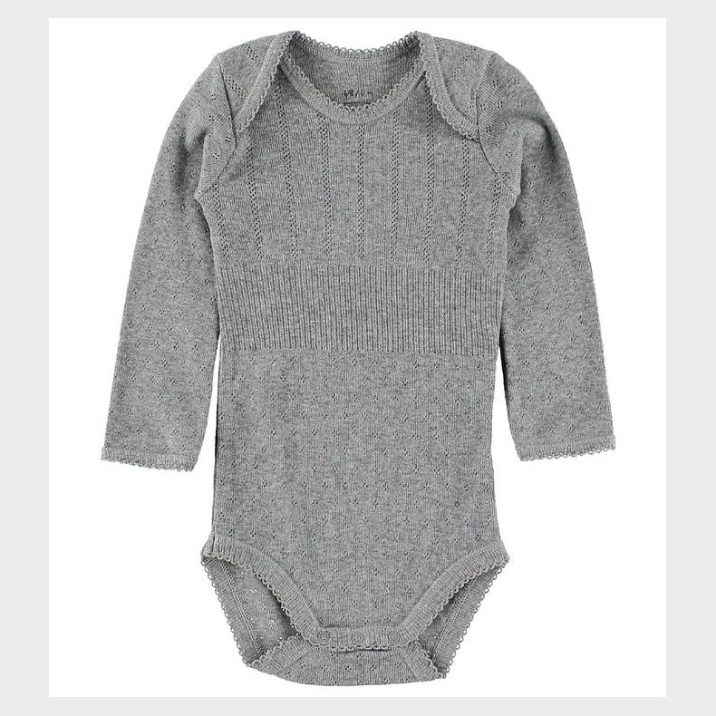 Noa Noa miniature Body - L/ - Grmeleret m. Hulmnster