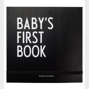 Design Letters Barnets Frste Bog - Sort - Engelsk