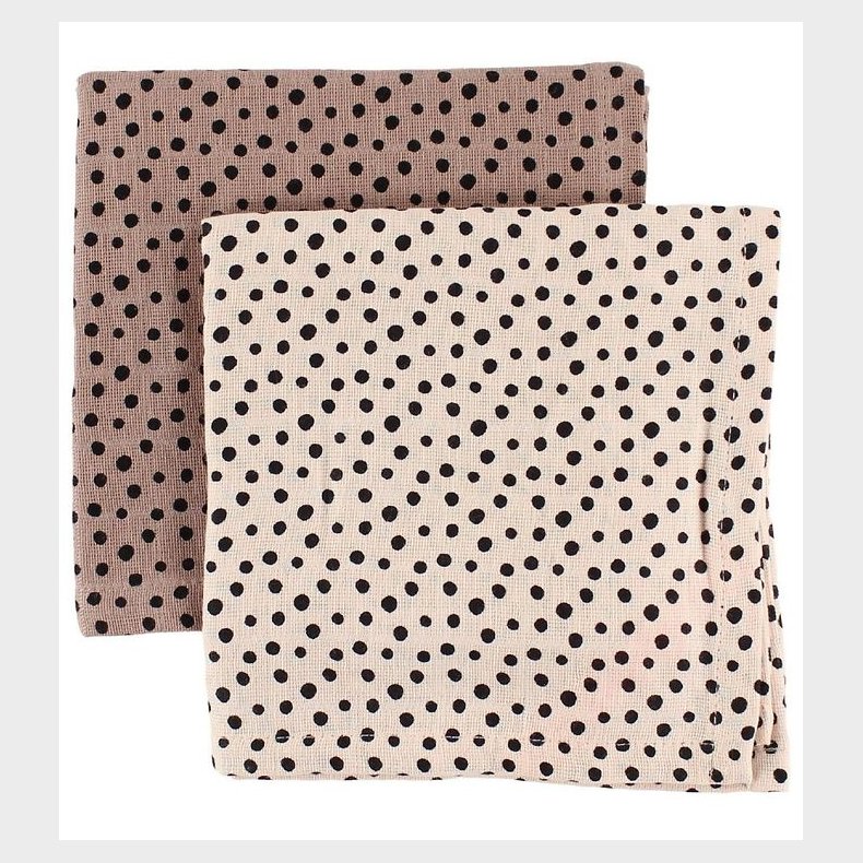 Done By Deer Stofble - 2-pak - 70x70 - Pudder m. Prikker