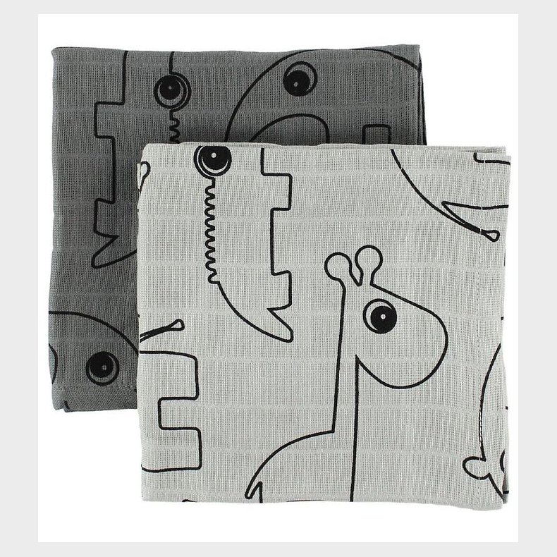 Done By Deer Stofble - 2-pak - 70x70 - Gr m. Elphee