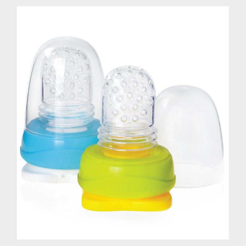 KidsMe Food Pouch Adaptor - 2-pak - Lime & Turkis