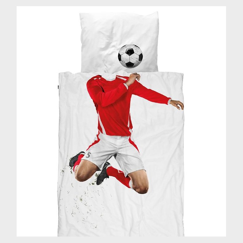 Snurk Senget�j - Voksen - R�d Fodboldspiller