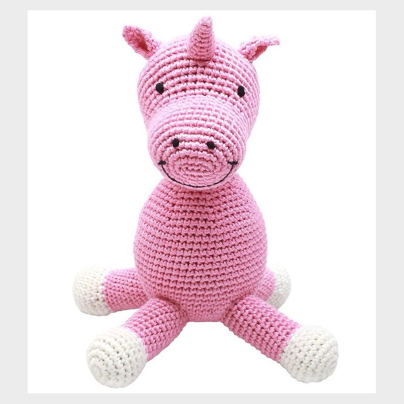 NatureZoo Bamse - Frken Enhjrning - 18 cm - Pink