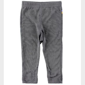 Joha Leggings - Uld/Silke - Mrkegr