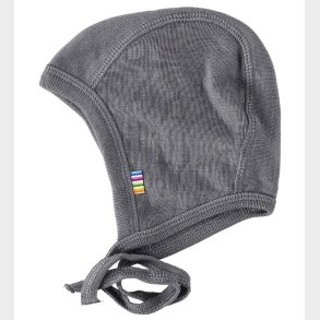 Joha Babyhjelm - Uld/Silke - Mrkegr