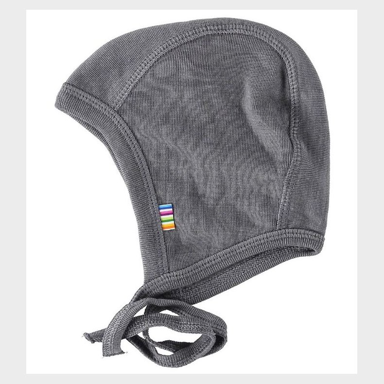 Joha Babyhjelm - Uld/Silke - Mrkegr