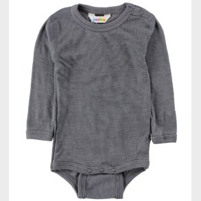 Joha Body l/ - Uld/Silke - Mrkegr