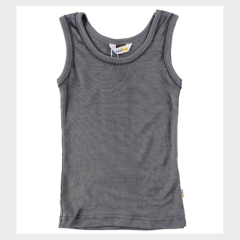 Joha Undertr�je - Uld/Silke - M�rkegr� m. Blonder