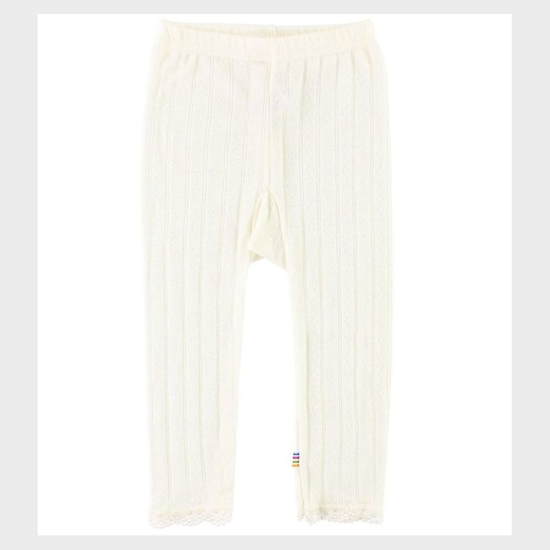 Joha Leggings - Uld/Silke - Rhvid m. Mnster