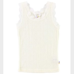 Joha Undertr�je - Uld/Silke - R�hvid m. M�nster