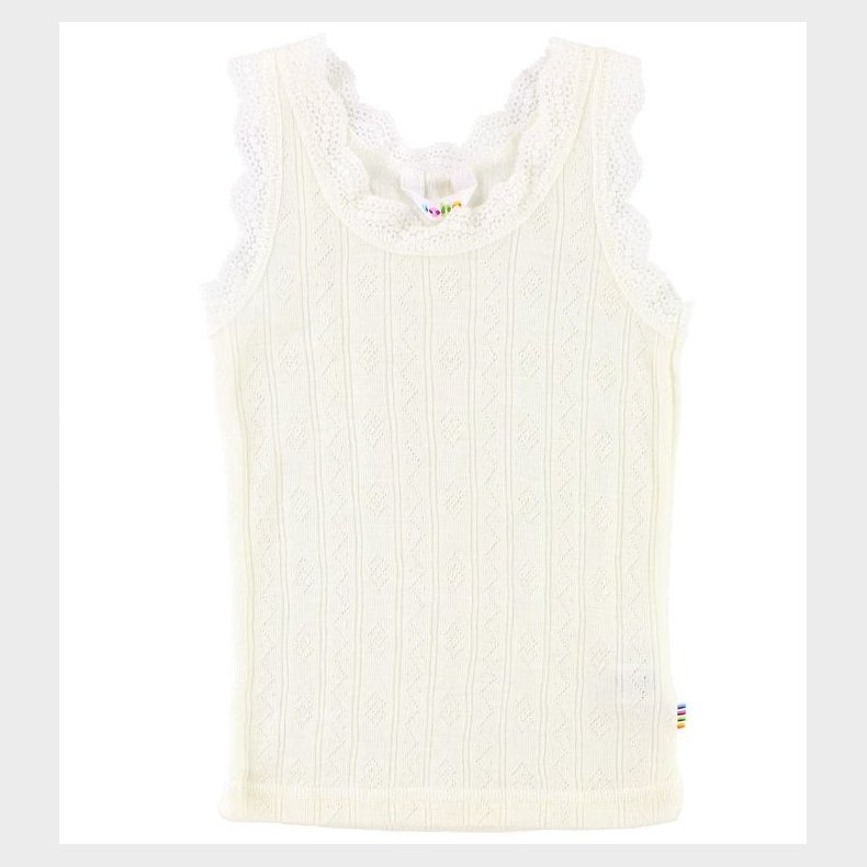 Joha Undertr�je - Uld/Silke - R�hvid m. M�nster