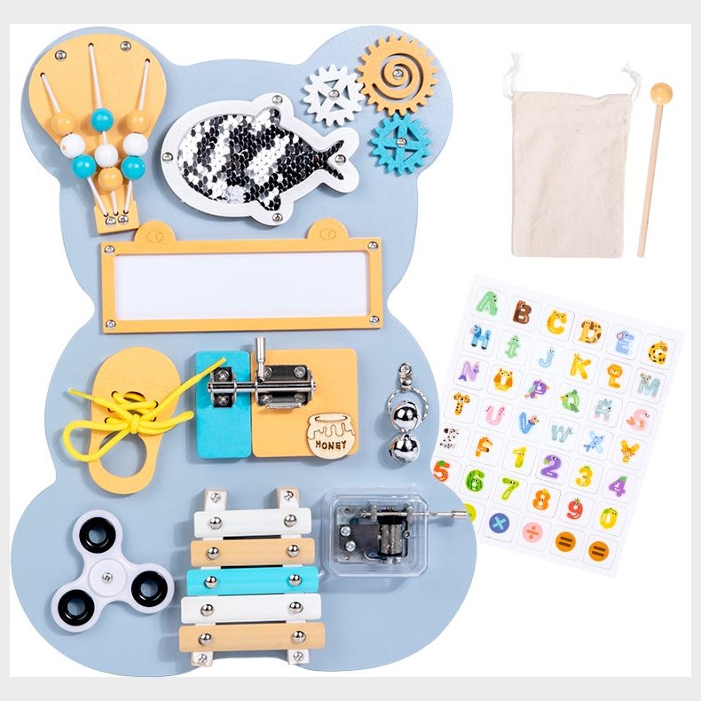 HEMMINGSEN Kids Mini Aktivitetstavle med Spilledse