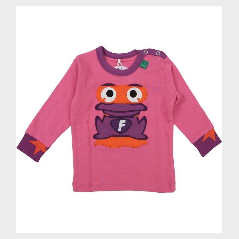 Freds World Babybluse - Lys pink m. Front hero